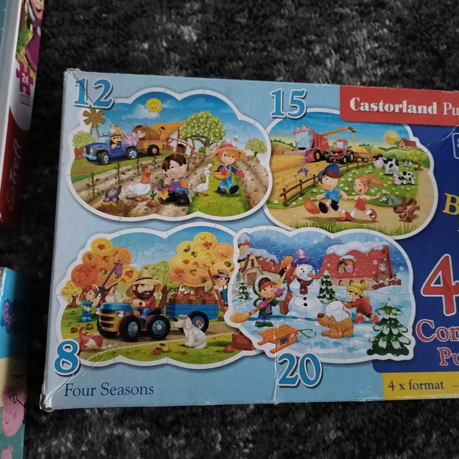 Puzzle 3-4 latka trzy opakowania