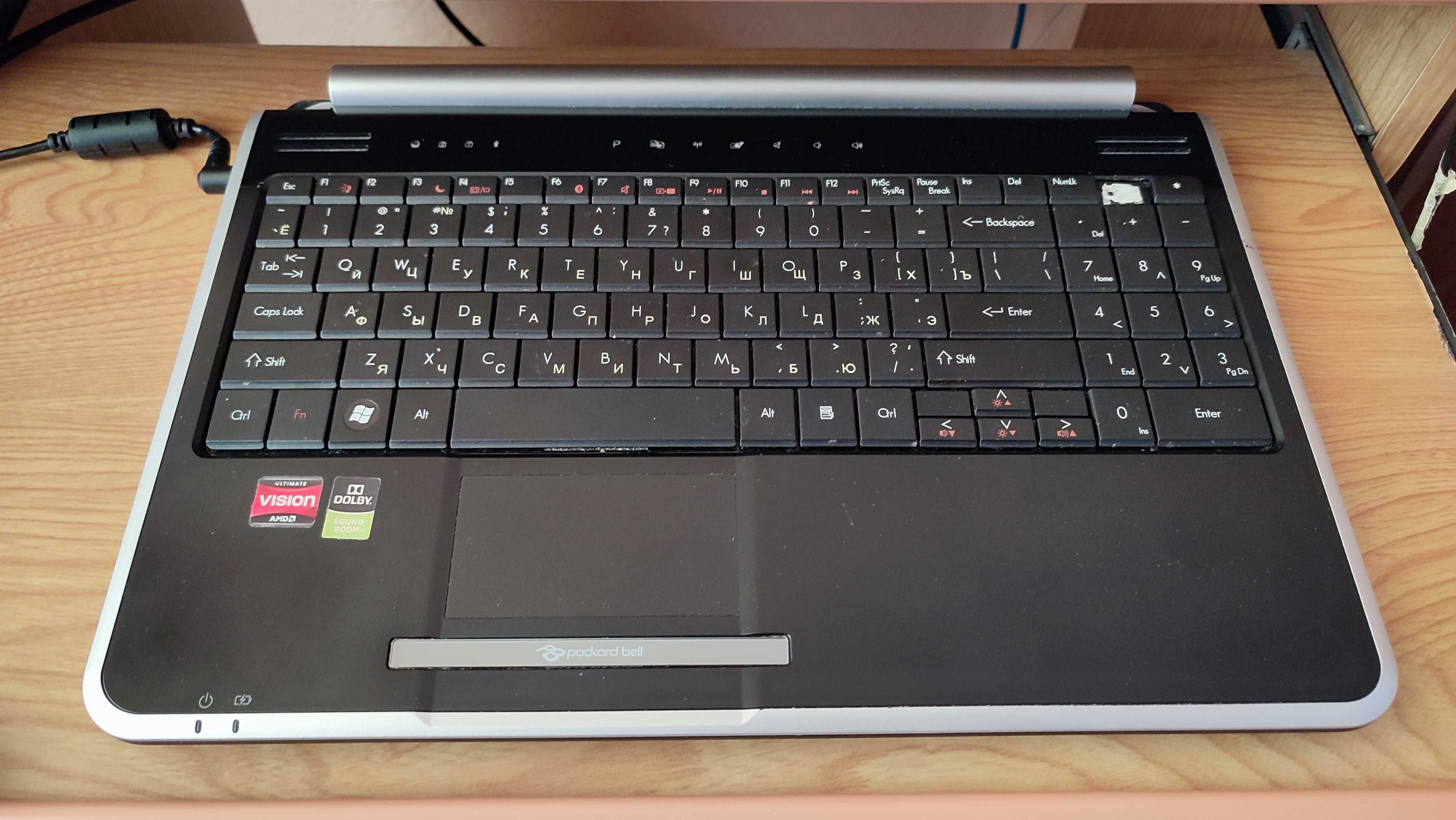 корпус Packard Bell TJ71, процессор Intel Core 2 T5550, плата