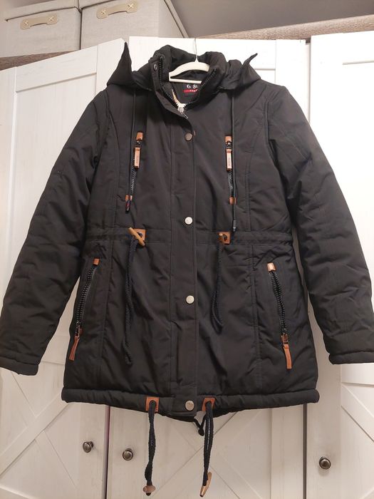 Kurtka parka damska zimowa bardzo ciepła r.L-XL