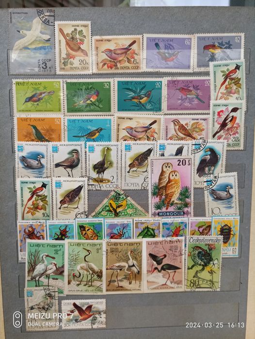 Продам марки,альбом 26 страниц.Разных эпох и культур.