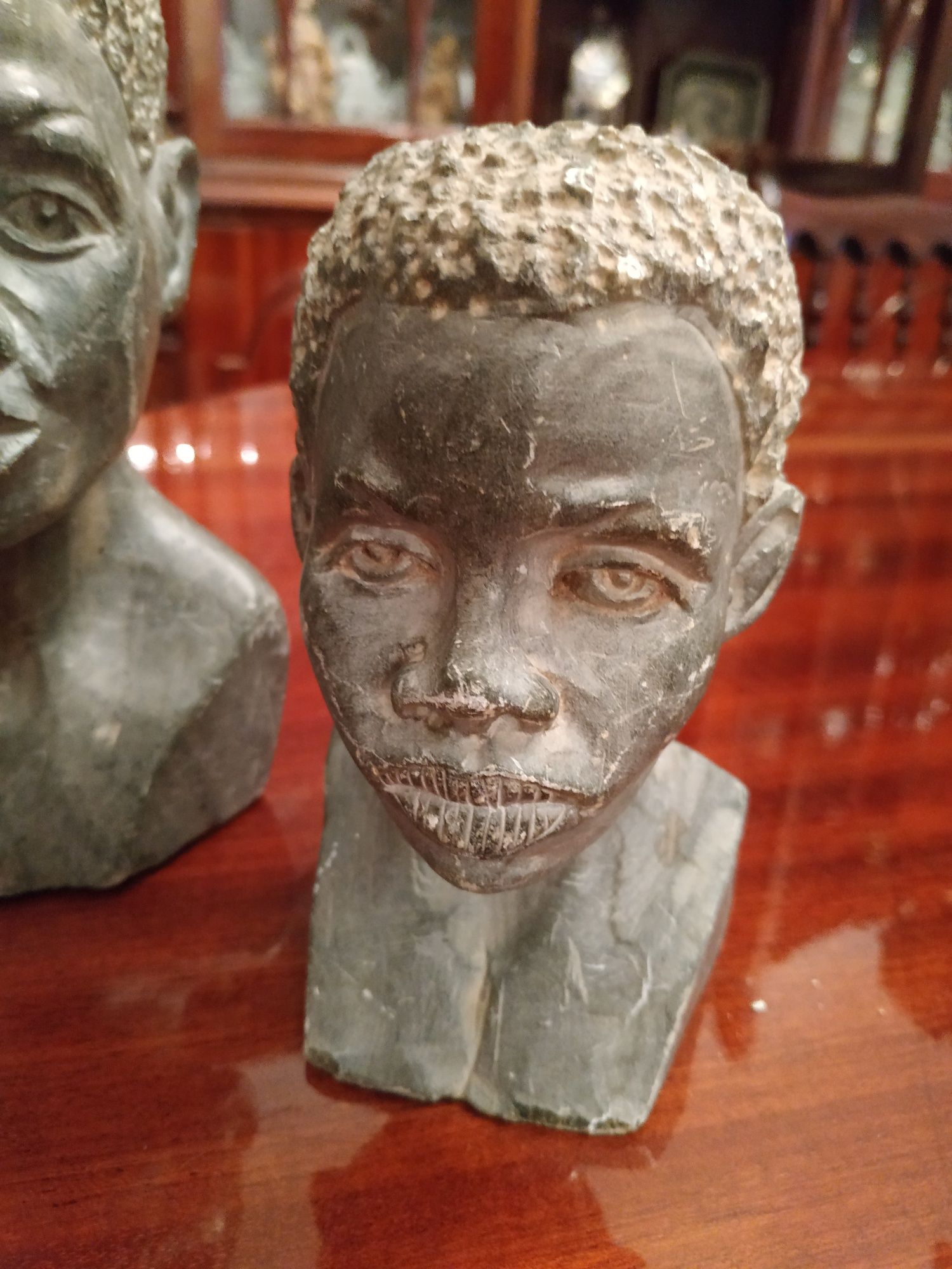 Estatuetas africanas pedra de sabão