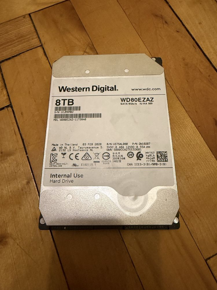 WD 8tb wd80ezaz