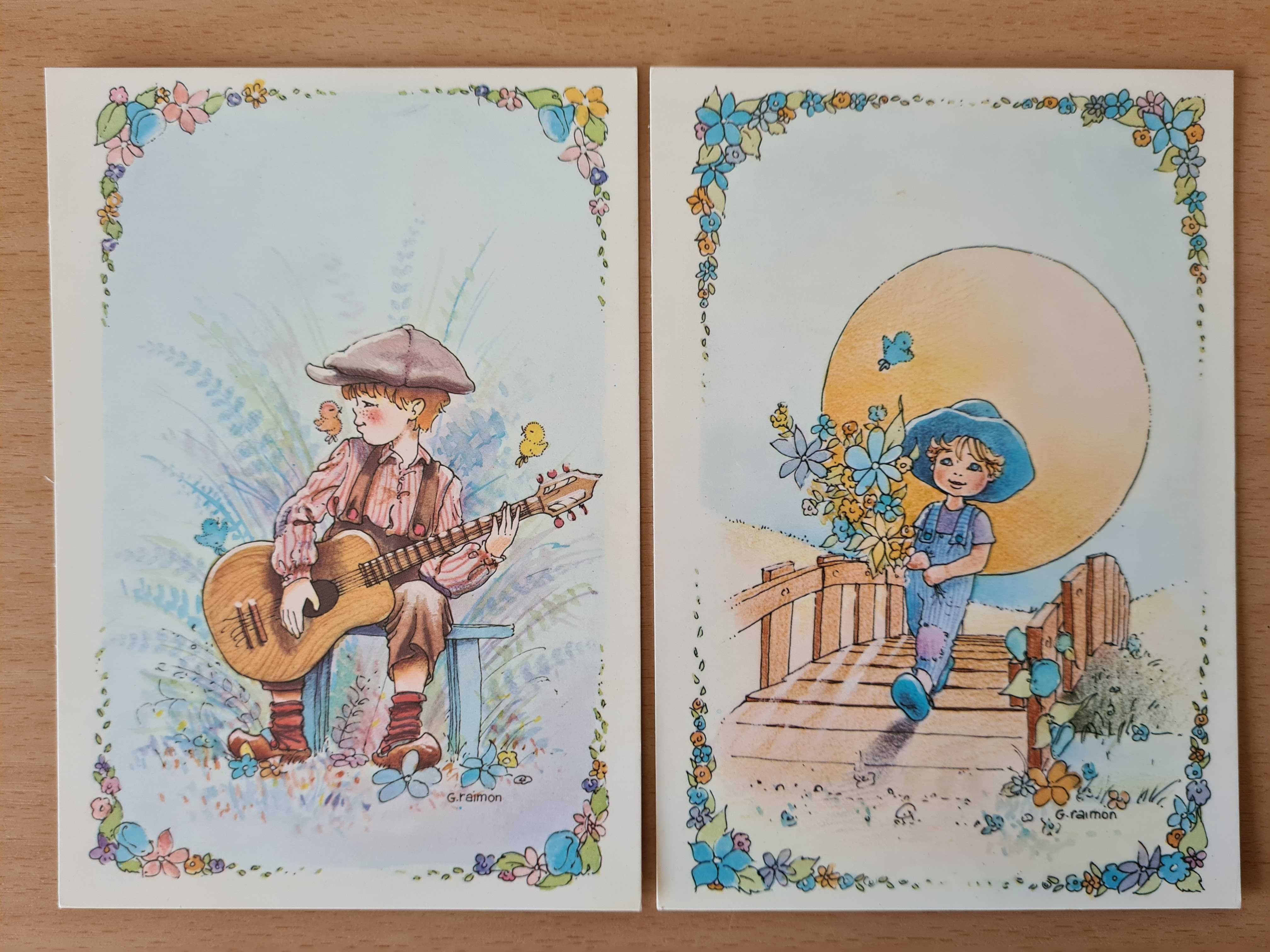 2 postais ilustrados da Cecami