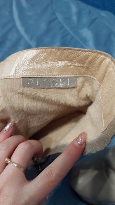 Черевики, чобітки, ботінки демисезонні, шкіряні. Glossi