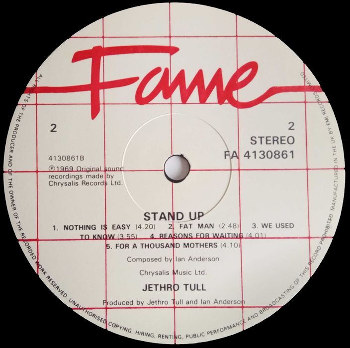 JethroTull	- - - - -	Stand Up	- - - - -	LP
