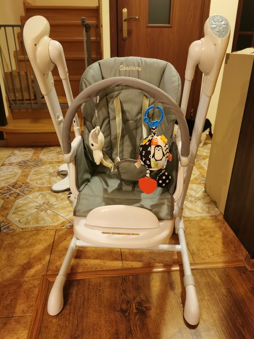 Krzesełko, bujak caretero indigo 2w1