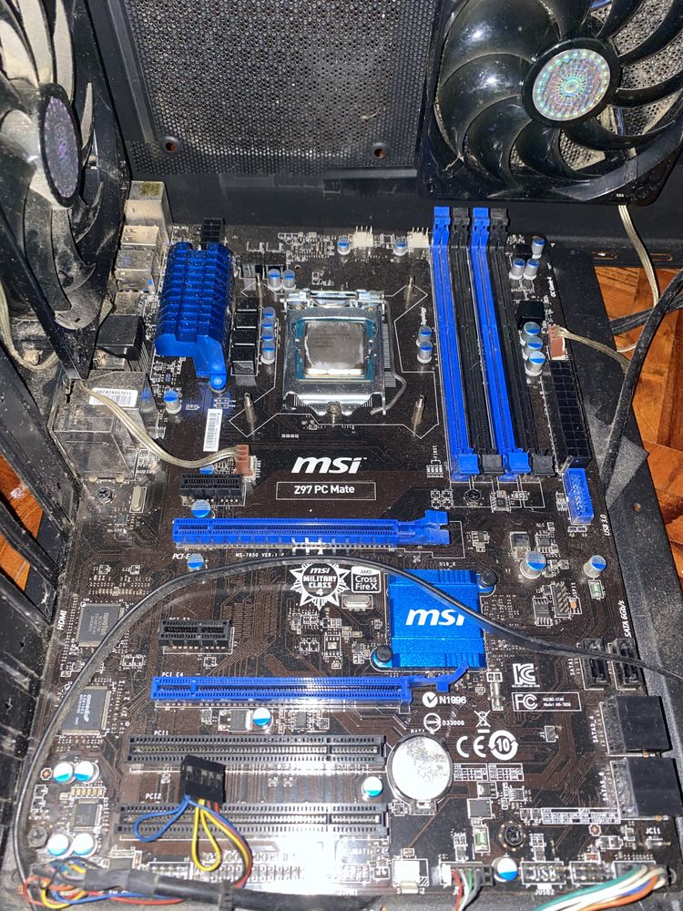 RTX270X GAMING/I5-4590/Z97 PC MATE/CABINE/4 FAN’s/CPU COOLER