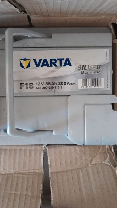 Акб 85АН, пускові800а,варта