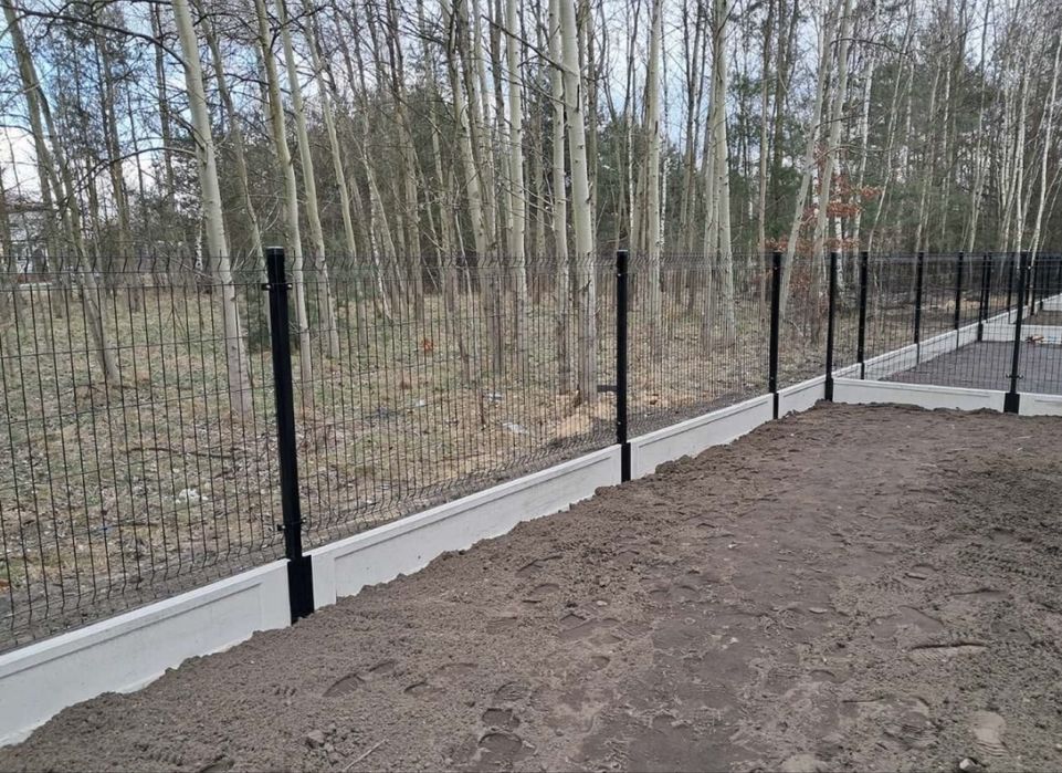 Panel przęsło ogrodzeniowe antracyt 123x250cm