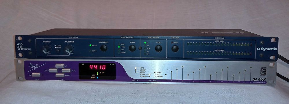 Apogee DA-16X Symetrix 620 Avid Accel Core конвертер аудіоінтерфейс