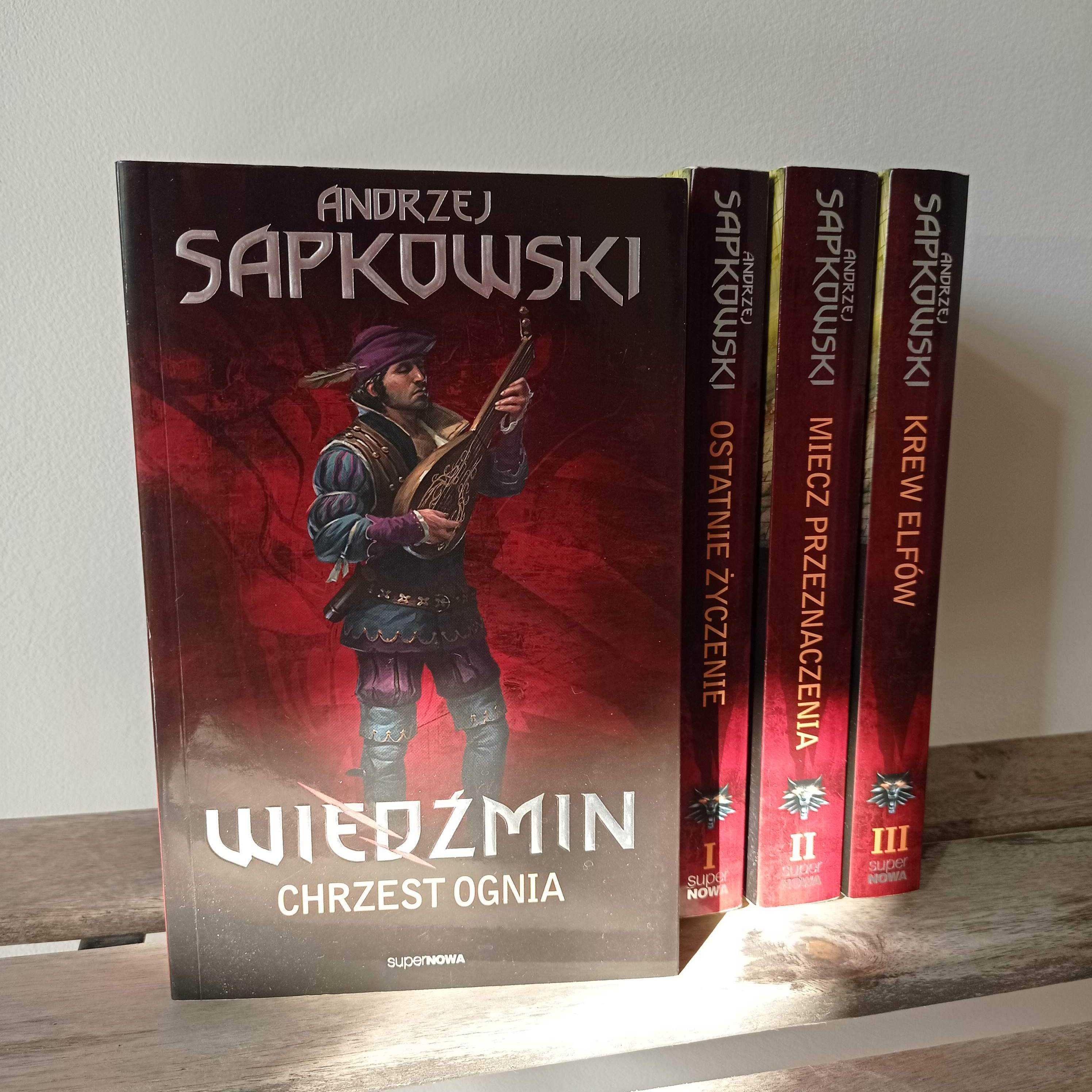 Wiedźmin Andrzej Sapkowski kolekcja cała seria nowa