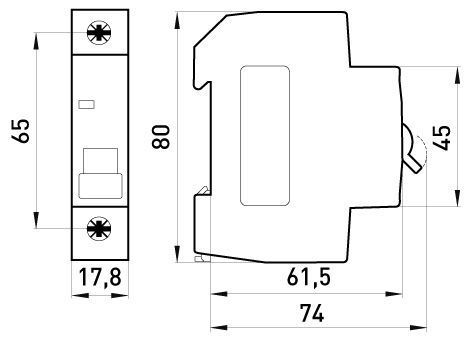 Wyłącznik Nadprądowy Mcb.pro60 1P B10A 6Ka Enext