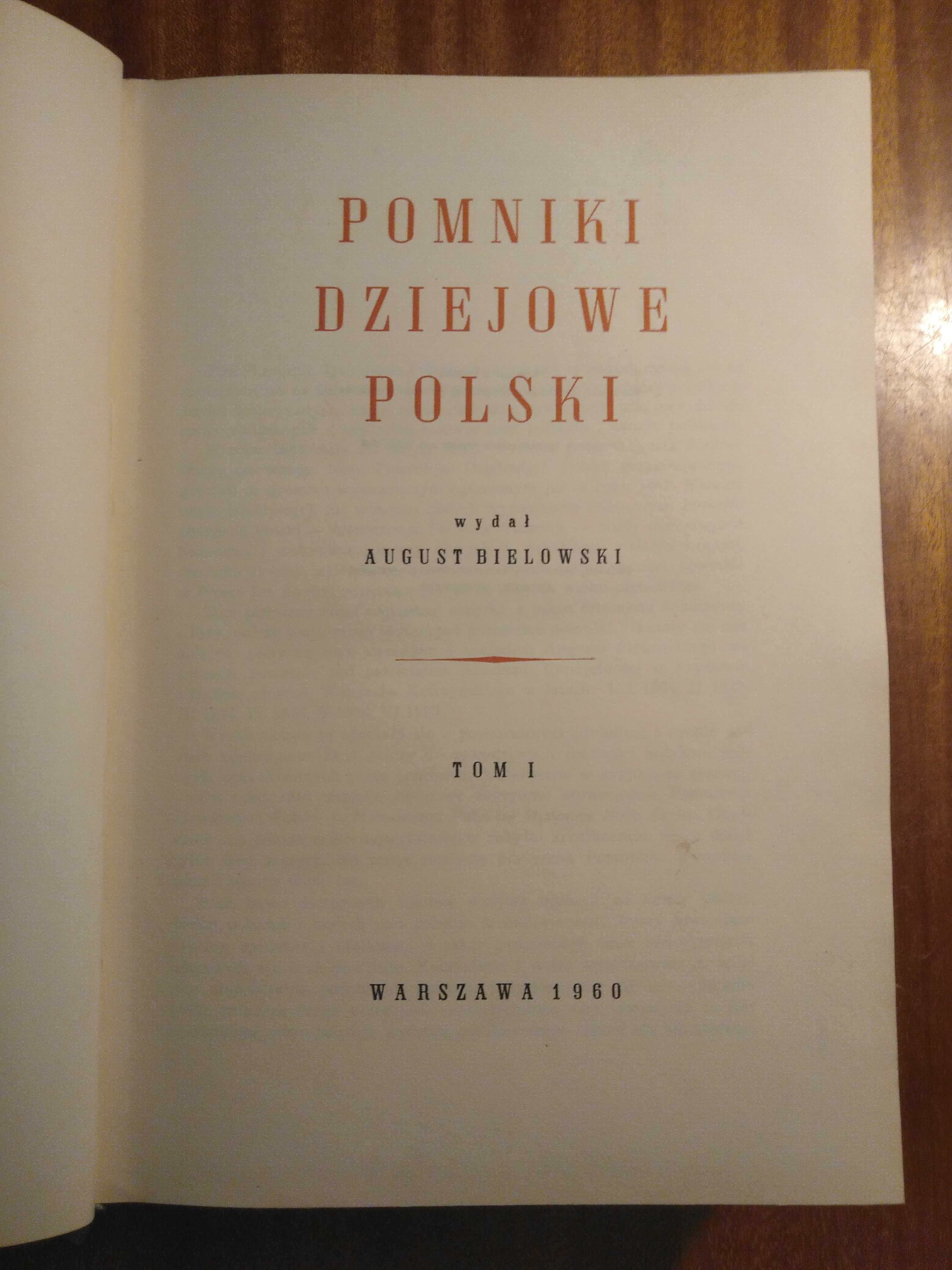 Pomniki dziejowe Polski - Tom I - reprint - Twarda oprawa