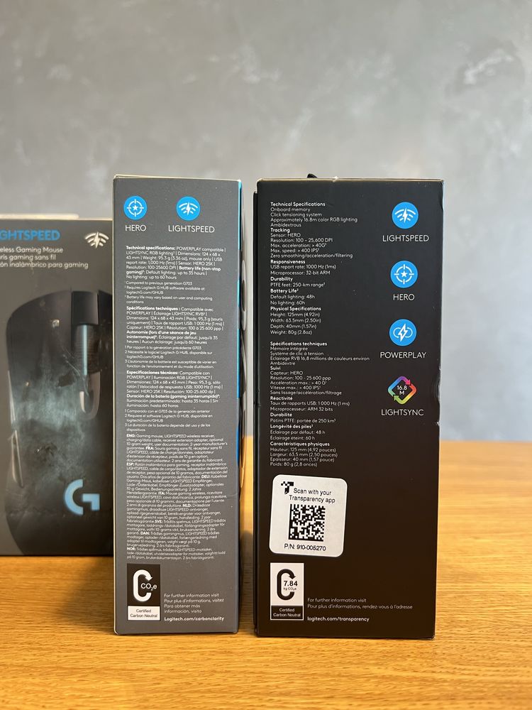 Мишка Logitech G305, G703, G705 G PRO Wireless та  G PRO X Wireless