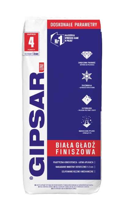 Шпаклівка knauf START/FINISH (старт/фініш) GIPSAR  Клей для плитки