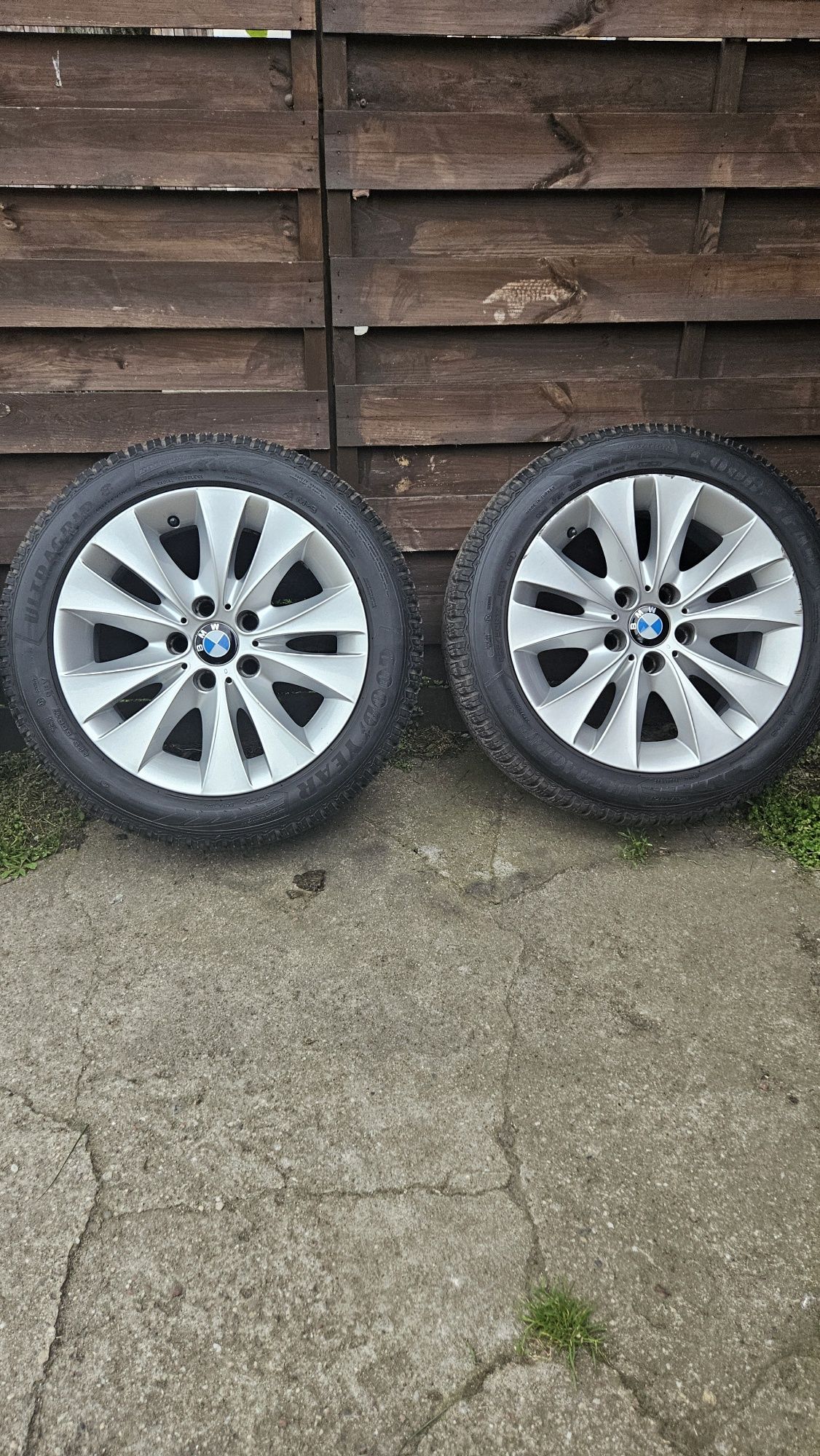 Alufelgi r17 BMW Styling 116 z oponami zimowymi