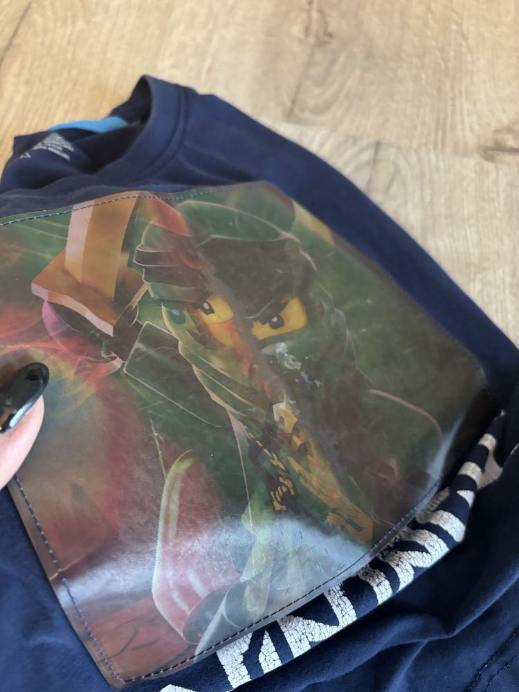 Koszulka bluzka ninjago lego granatowa 110