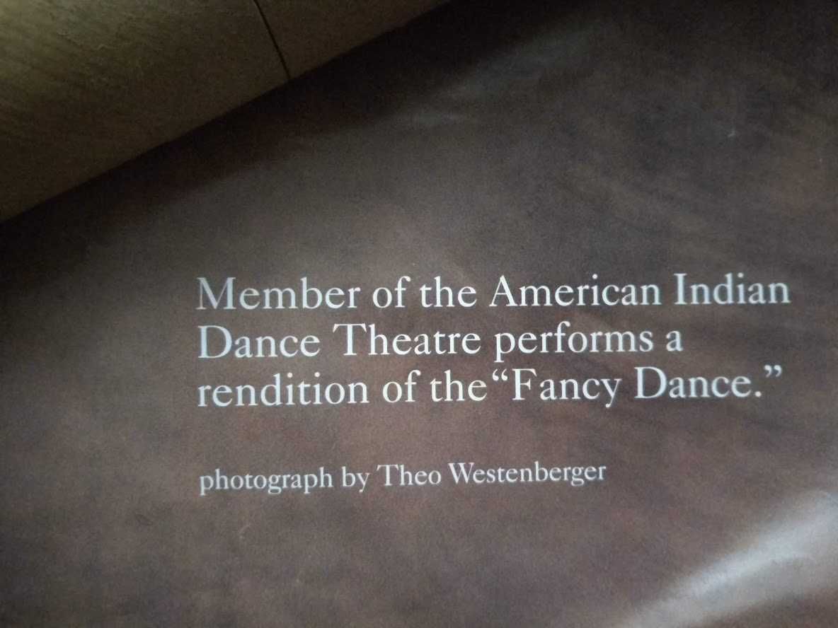 Poster cover Smithsonian Magazine 1993, American Indian Dance Theatre