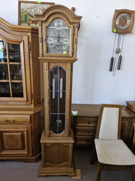 Zegar stojący mechaniczny stan bdb