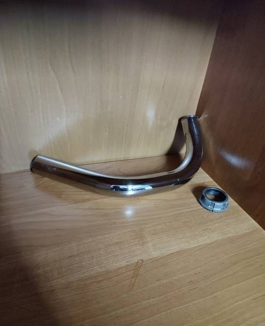 Kolanko wydechowe tłumika fi 32 mm Simson S51