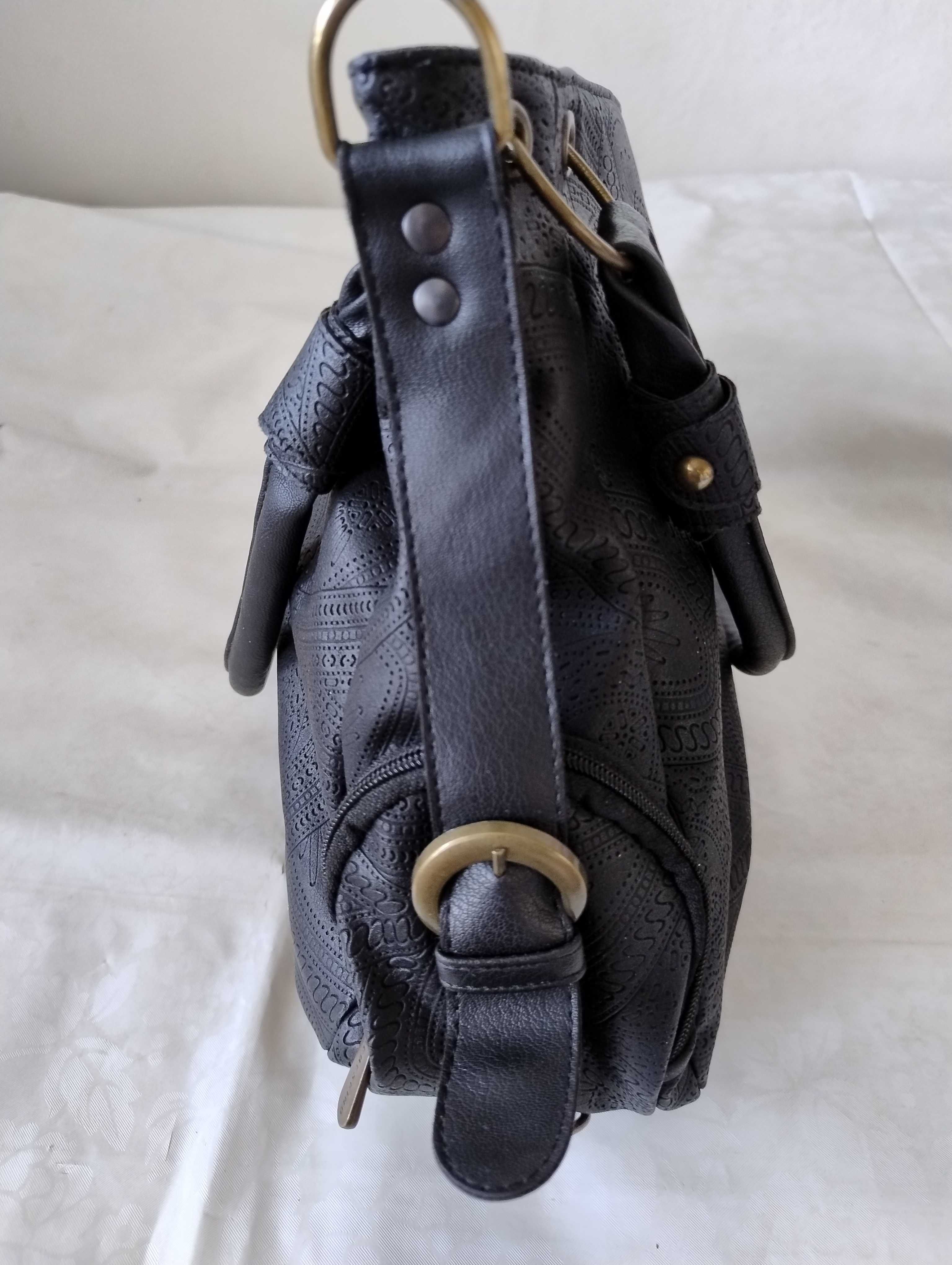 SUPER CENA Torebka torba Liebeskind Berlin czarna 36x31x11 cm