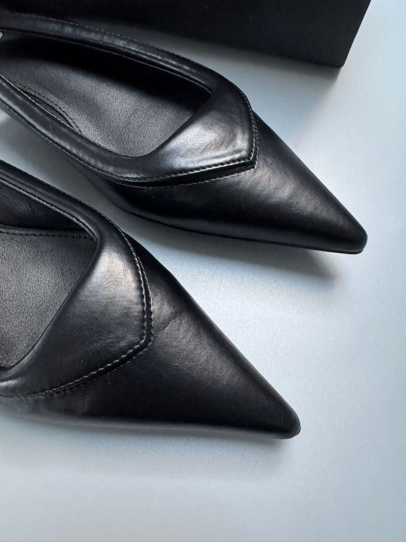 Nowe eleganckie baleriny damskie RAID czarne 40