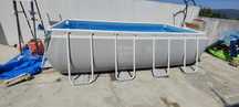 Piscina Intex 4m x 2m x 1m - Pouco Uso e em Bom Estado