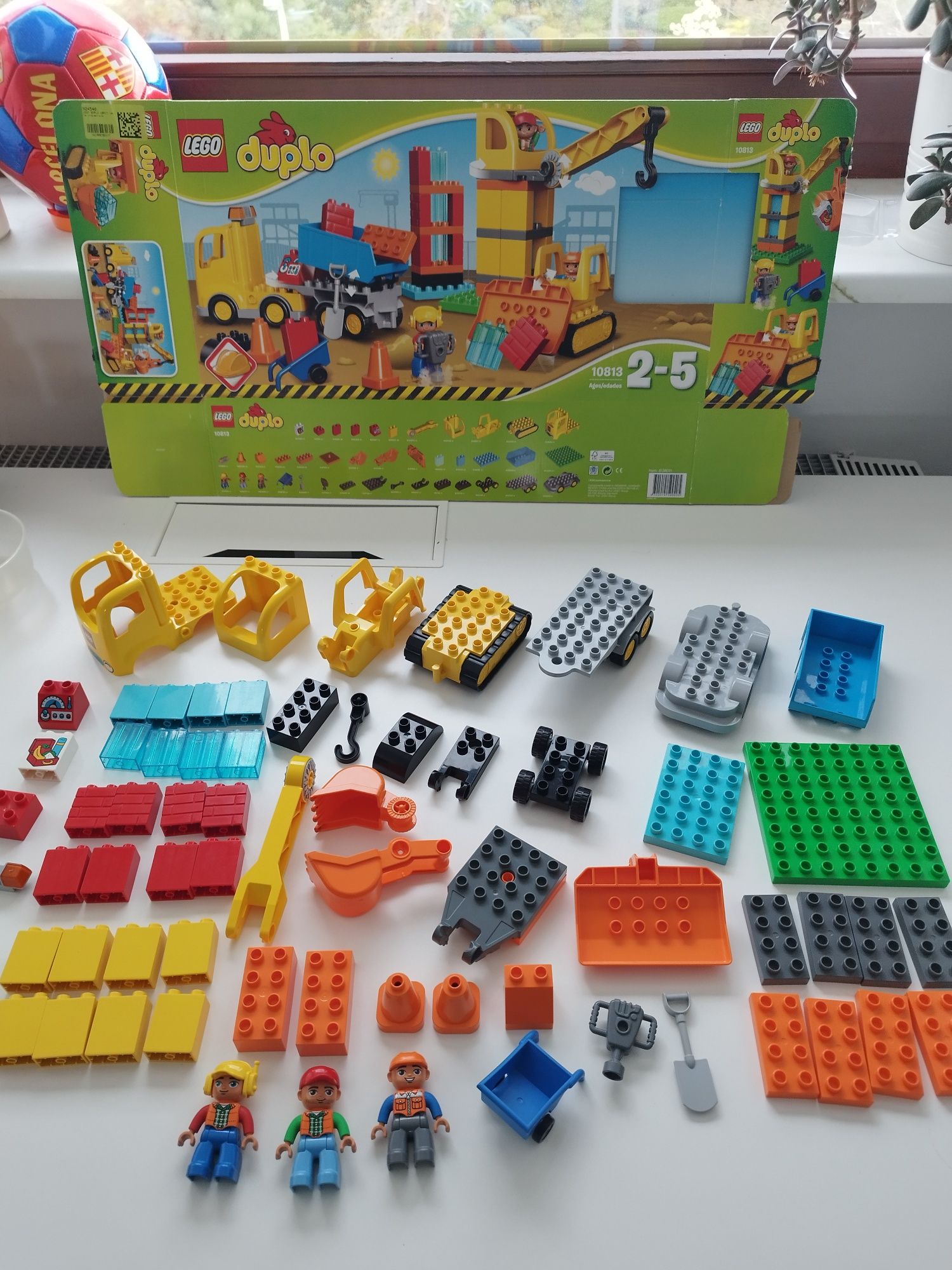 LEGO Duplo 10813 Wielka Budowa wywrotka dźwig spychacz