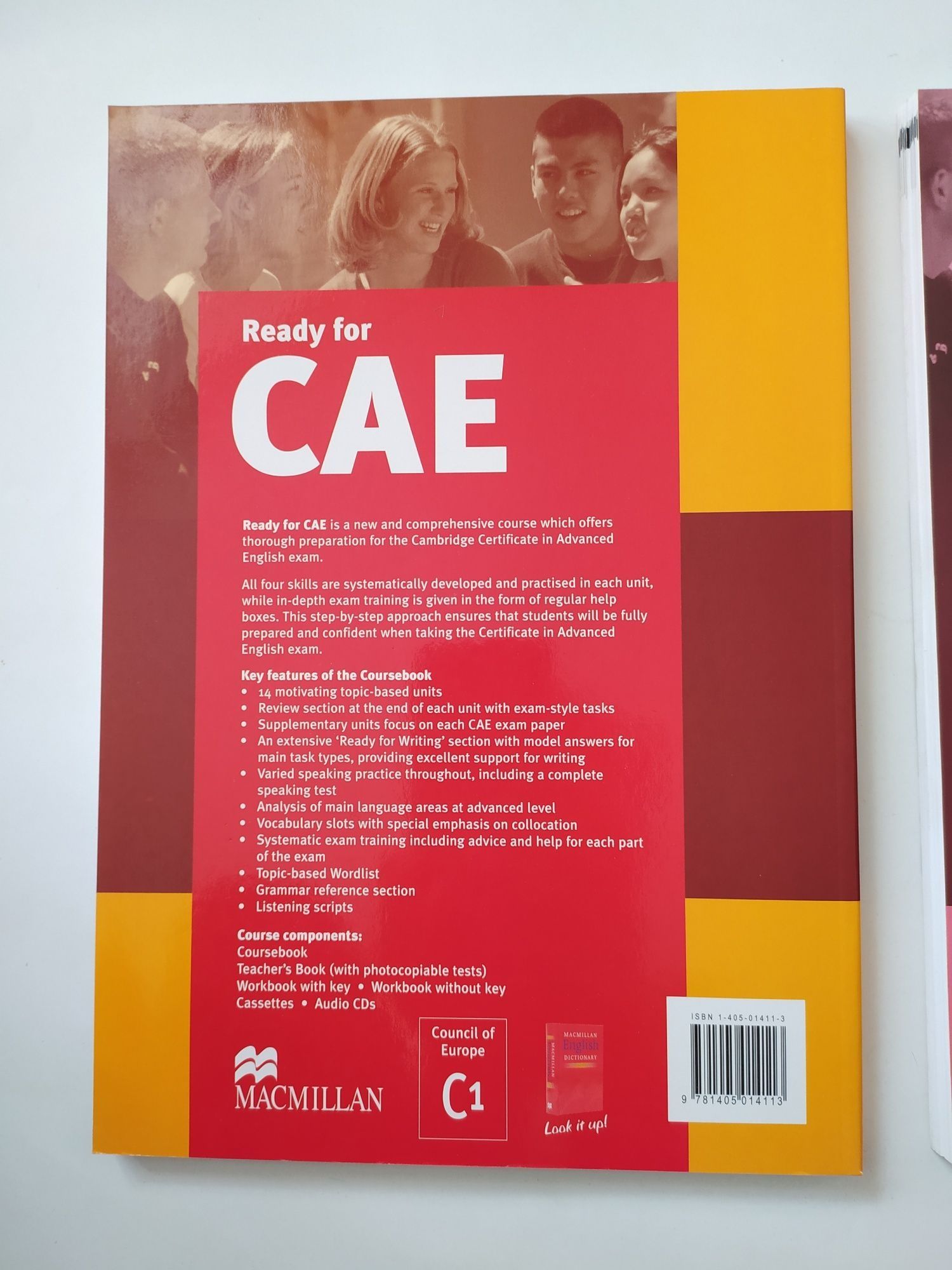 Nowe! READY FOR CAE Coursebook + Workbook Macmillan idealny stan