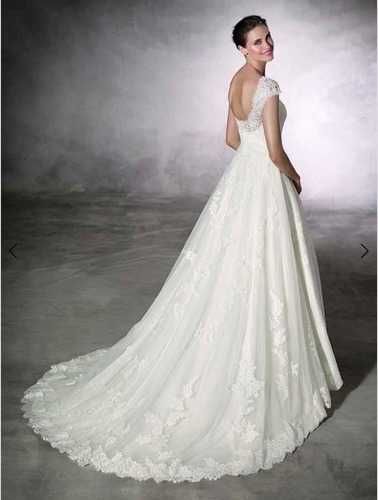 Pronovias Keyla 38, 175+6cm off-white A, Warszawa/Sochaczew/Wrocław