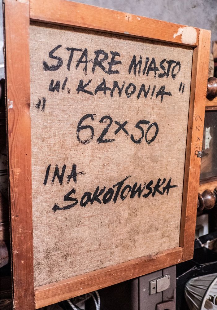 Obraz, malarstwo polskie, olej, płótno Warszawa, Ina Sokolowska
