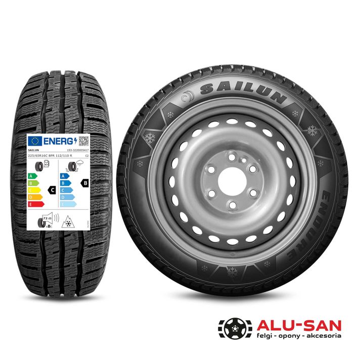 Nowe koła zimowe 16" IVECO Daily E6 CNG do 2025 6x125 225/65R16C