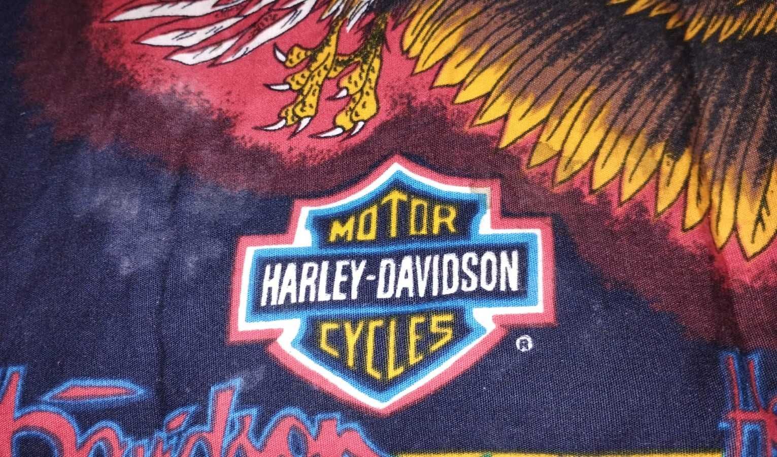 Chusta, chustka, bandana - HARLEY DAVIDSON 1990S BANDANA HANKERCHIEF