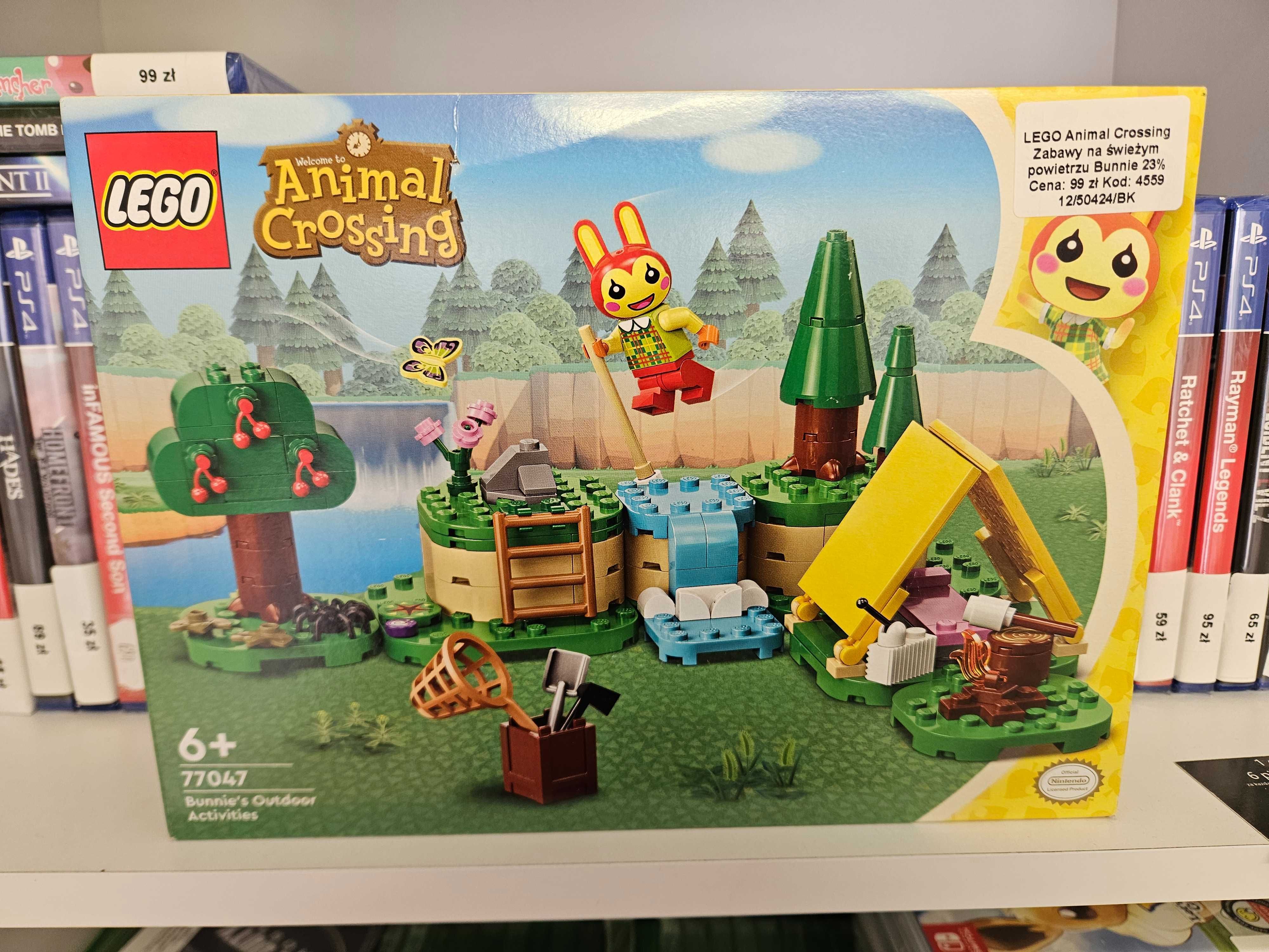 Lego Animal Crossing Zabawa na świeżym powietrzu Bunnie - As Game-4559