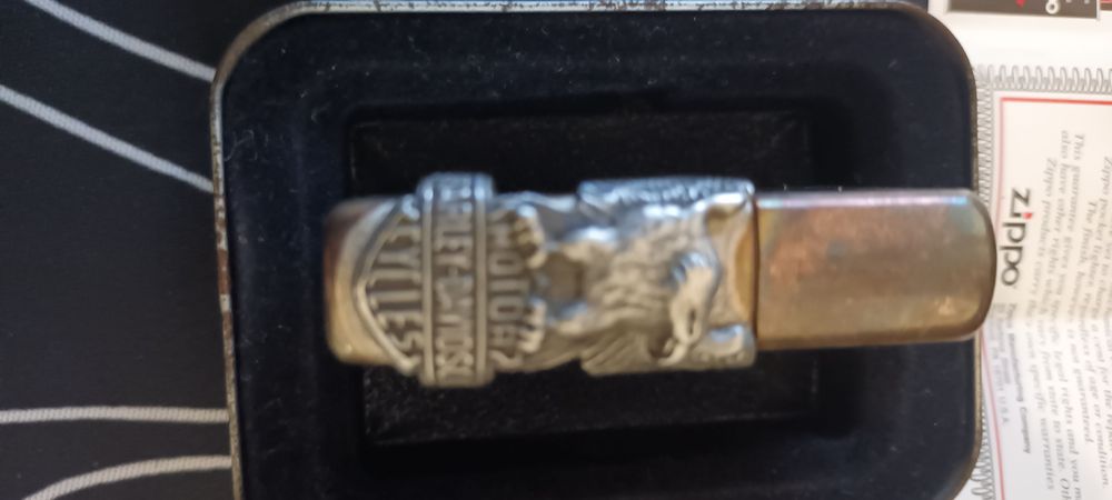 Isqueiro Zippo com emblema da Harley-Davidson 1994