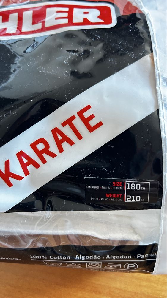 Vendo kimono karate com cinto laranja (para adulto) - marca Kohler