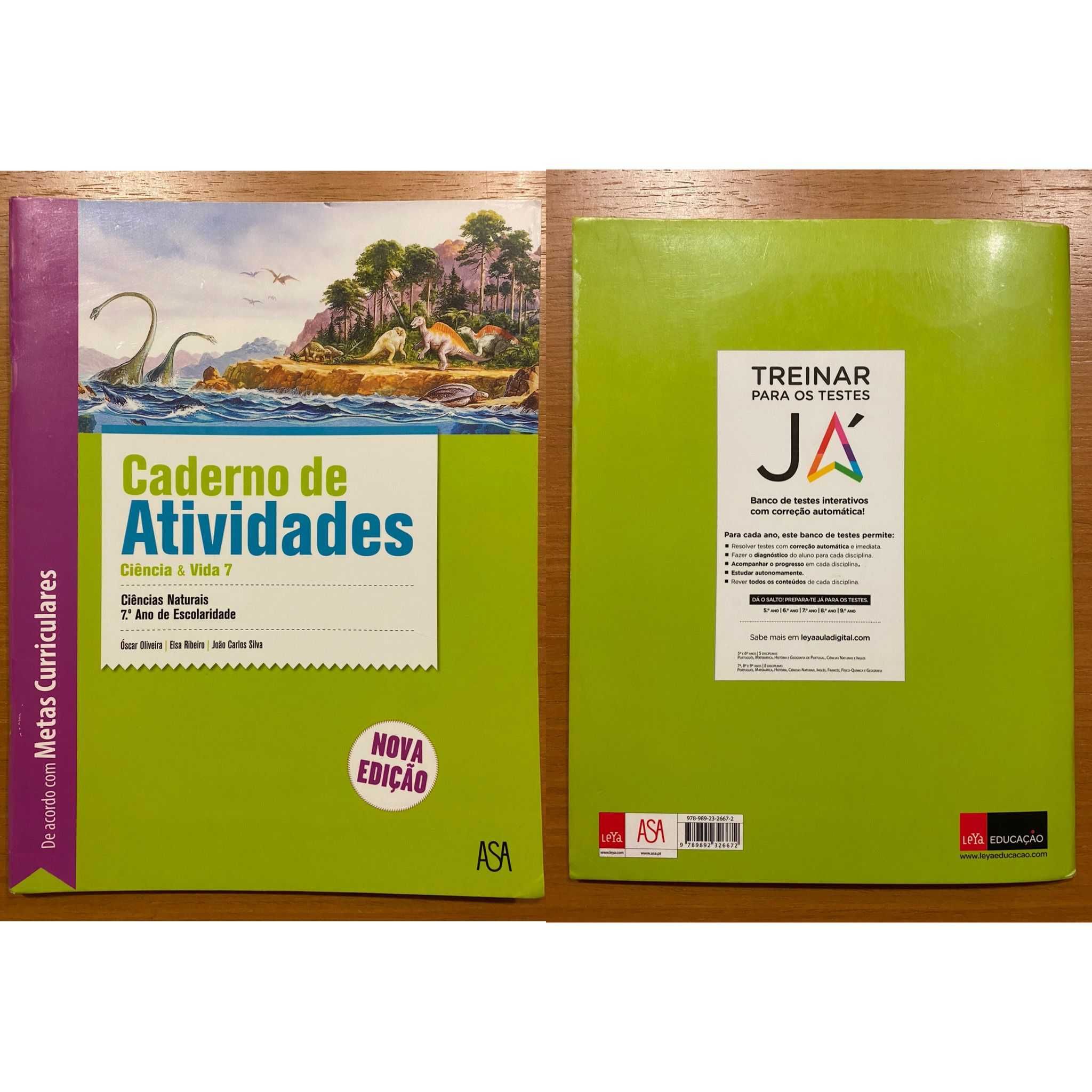 Livros Atividades 7º ano, novos e encapados.