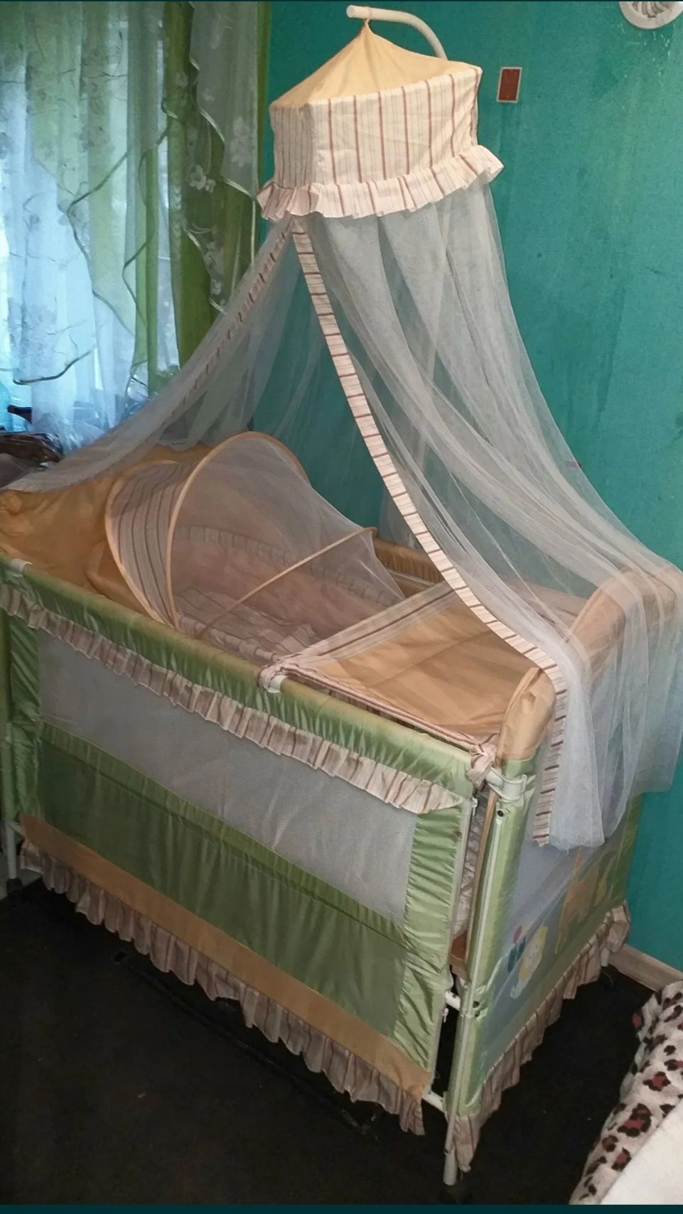 Детская кроватка,ліжко дитяче Casato, люлька,пелинальный столик,матрас
