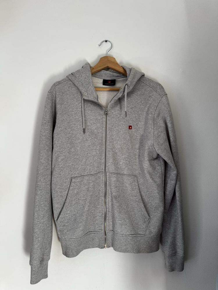 Hoodie com fecho (casaco) da Mike Davis Cinzento