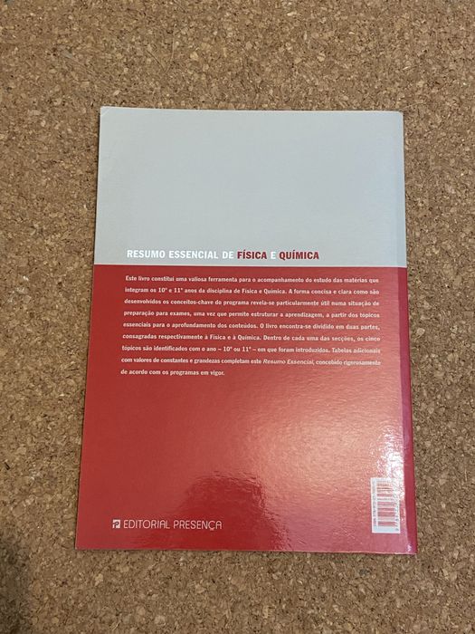 Resumo essencial de Fisica e Química