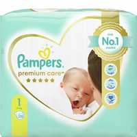 Pampers premium care 1 (2-5kg) 8x26=208 sztuk