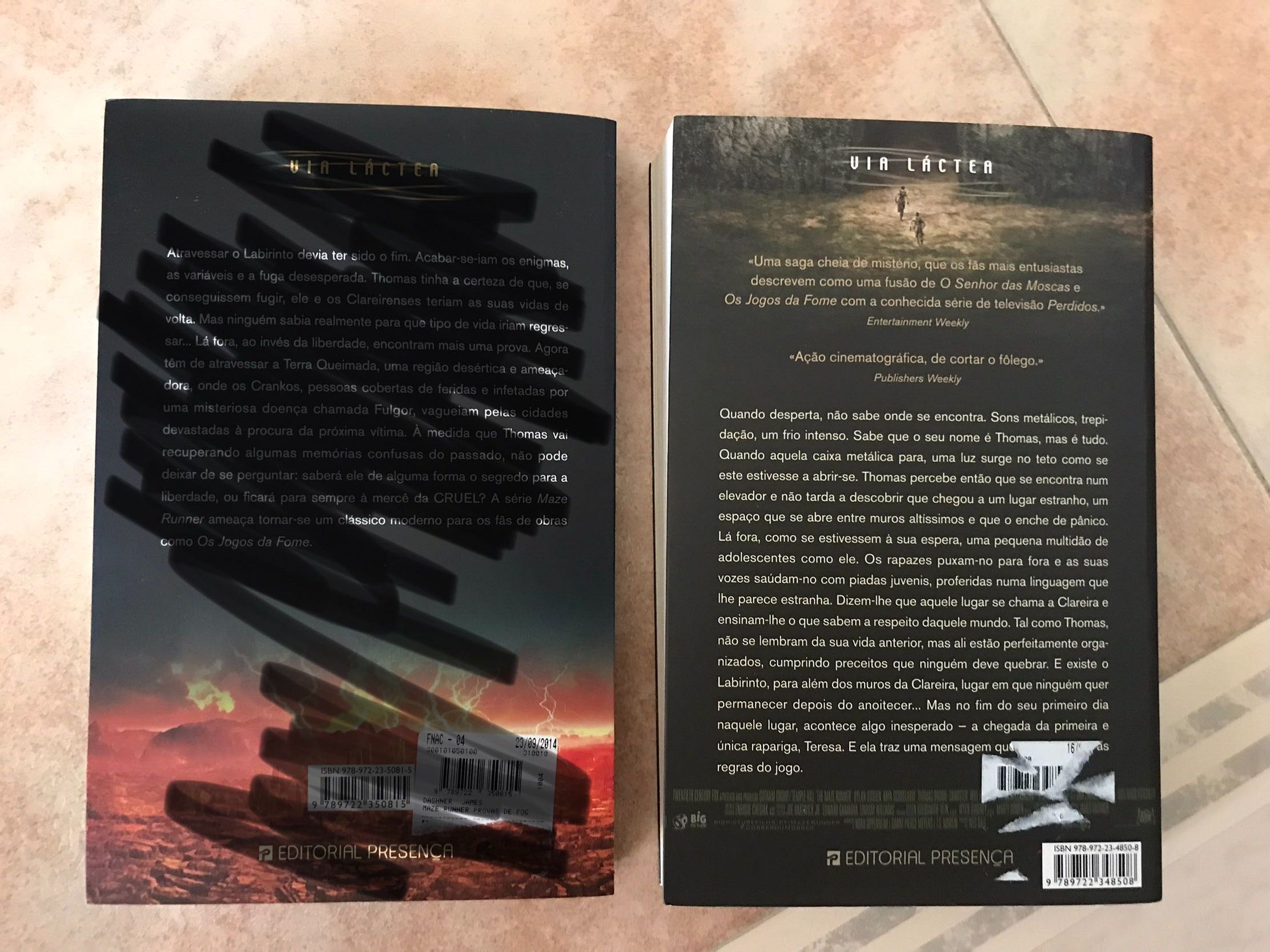 Maze Runner de James Dashner - correr ou morrer