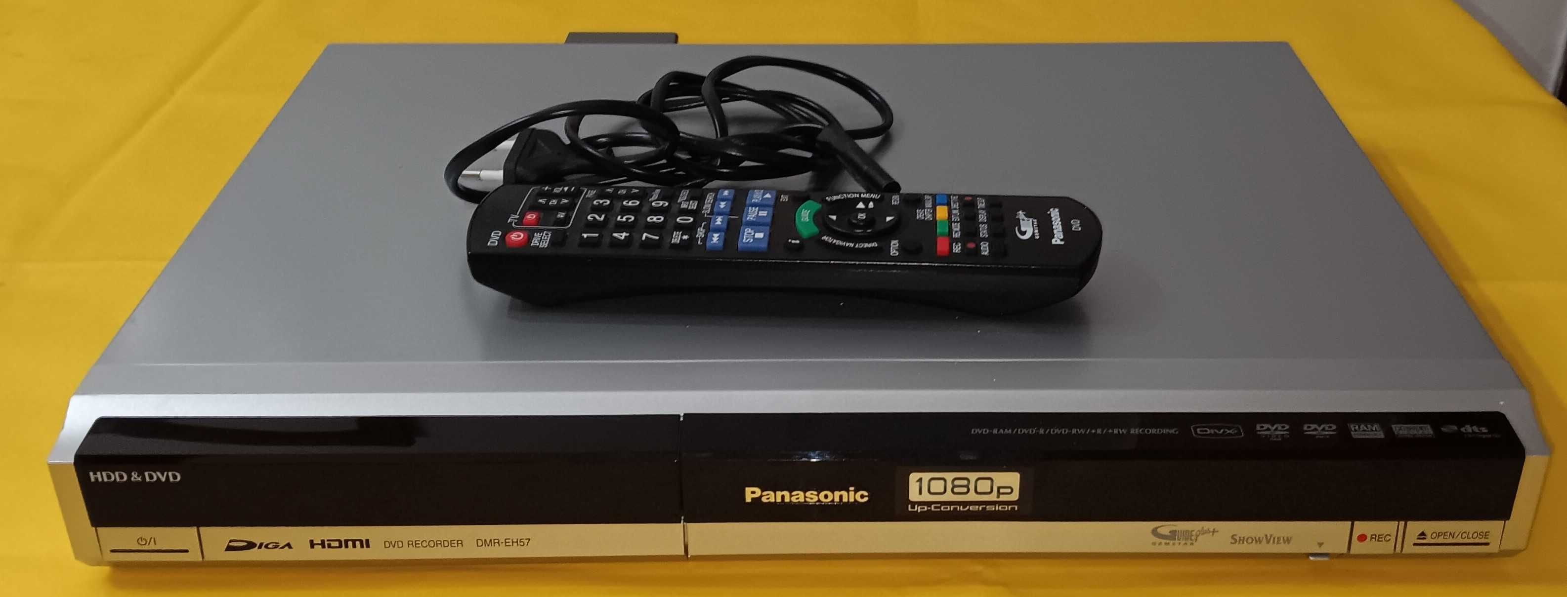 Gravador DVD Panasonic DMR-EH57 + Comando