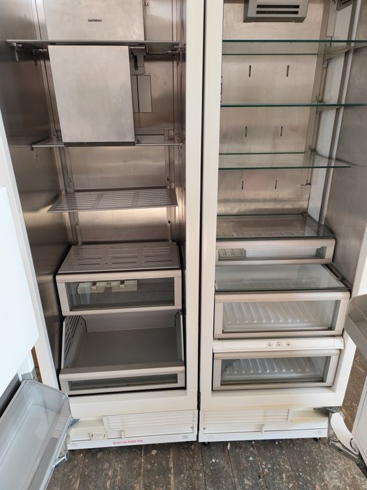 Zestaw American Side-By-Side Gaggenau Lodówka i Zamrażarka z kostkarką