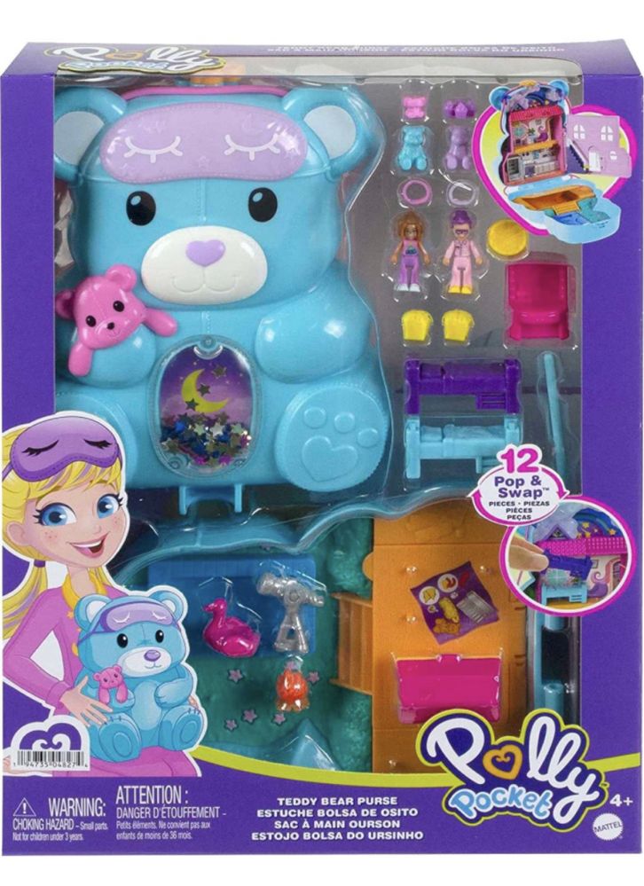 Игровой набор Polly Pocket Вечерние посиделки с мишками