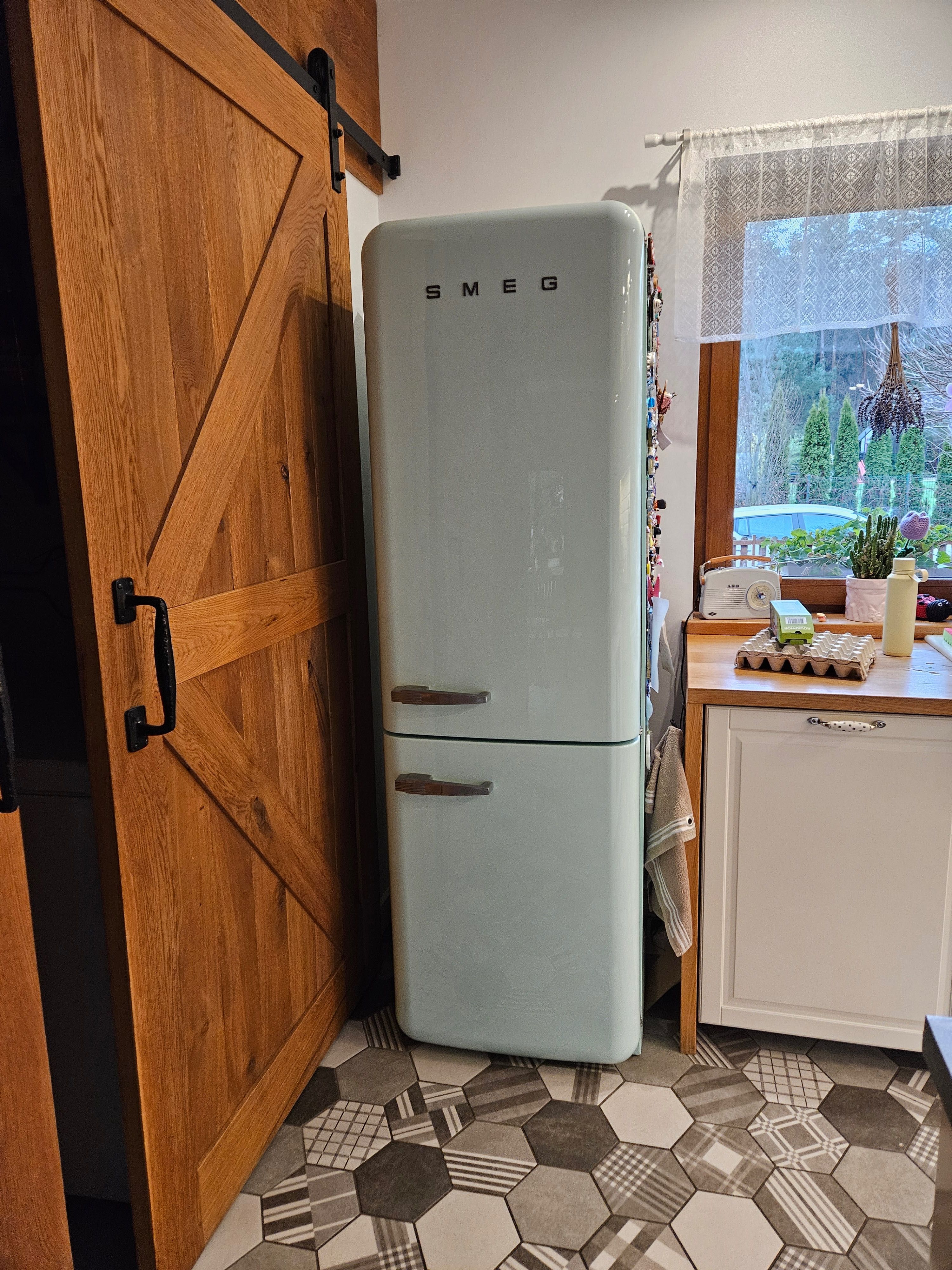 Smeg - Lodówka 50's Retro Style FAB38RPG5 Pastelowa Zieleń / miętowa