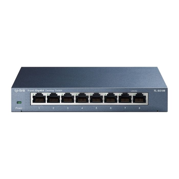 Новый 8-портовый гигабитный свитч TP-Link TL-SG108