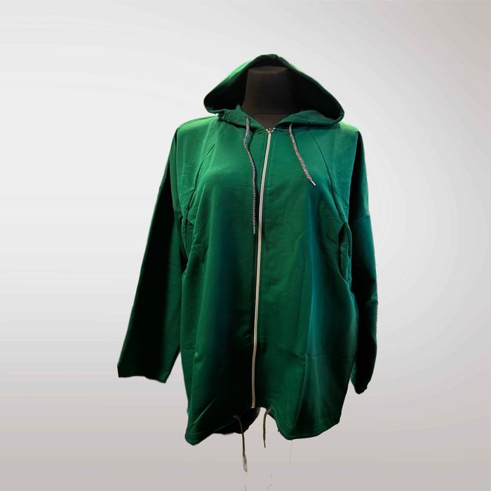 DUŻE! Bluza Wiosenna Zielony