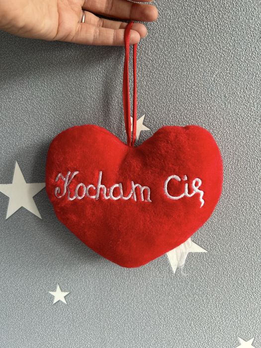 Pluszowe serce Kocham Cie