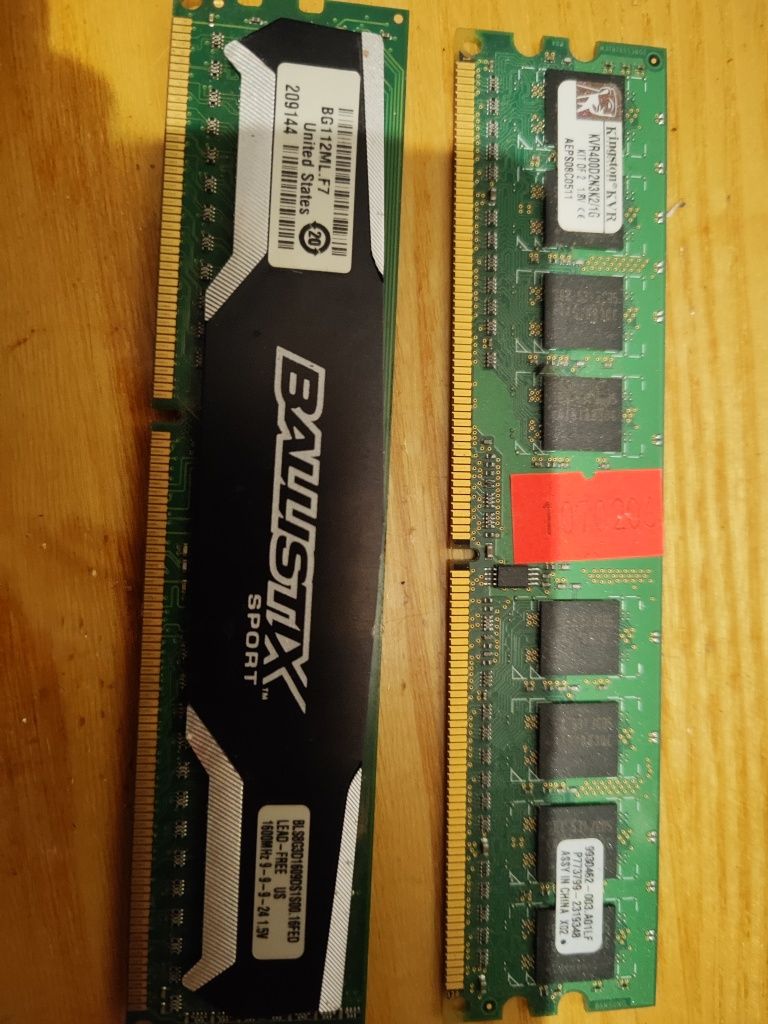 Pamięć RAM DDR3 Balistix 1600mhz 8Gb